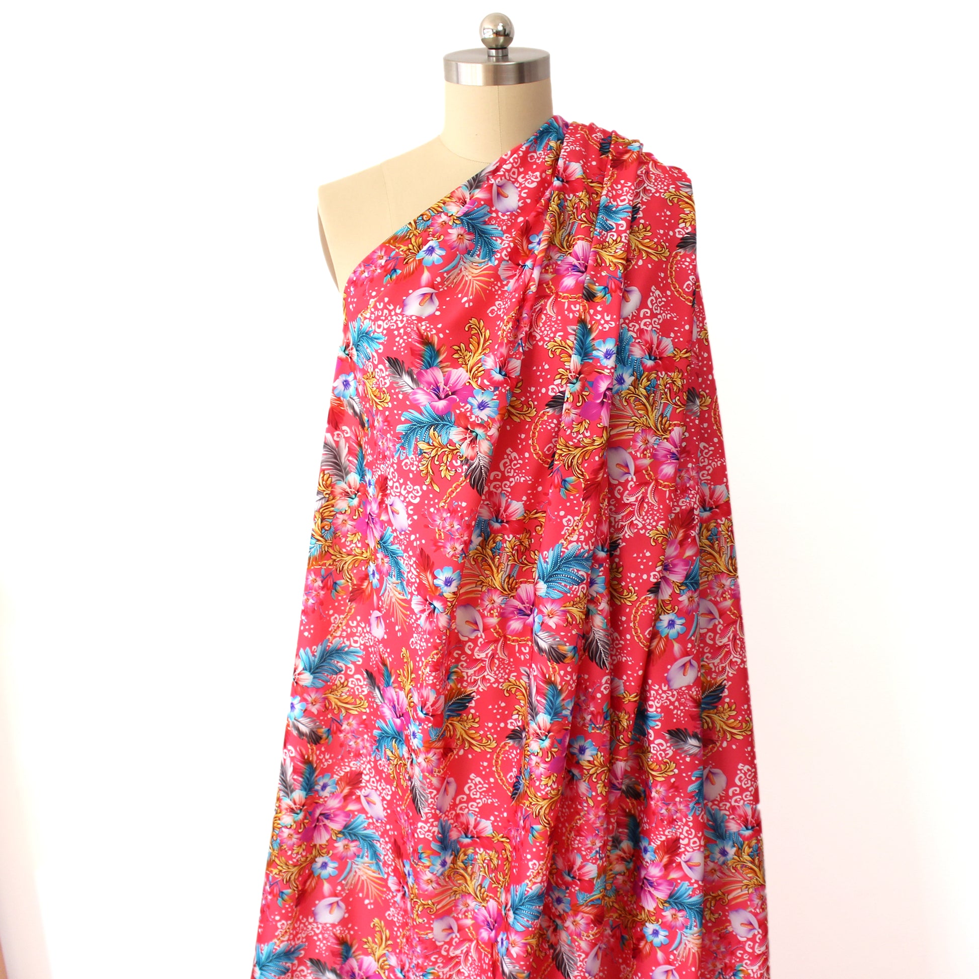 Italian designer 'botanical soiree' 4-way swim knit