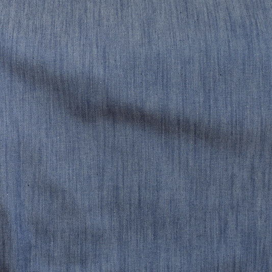 mid-weight variegated cotton denim - beachy blue