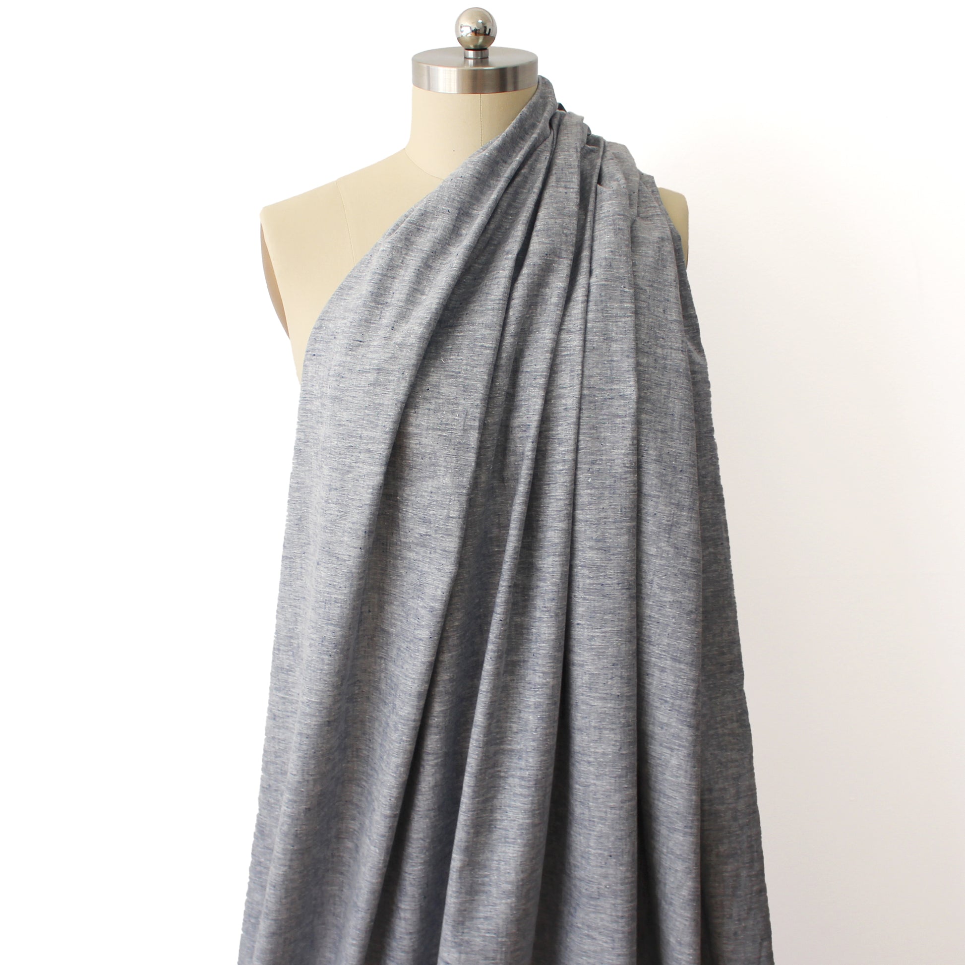 hemp/organic cotton stretch chambray
