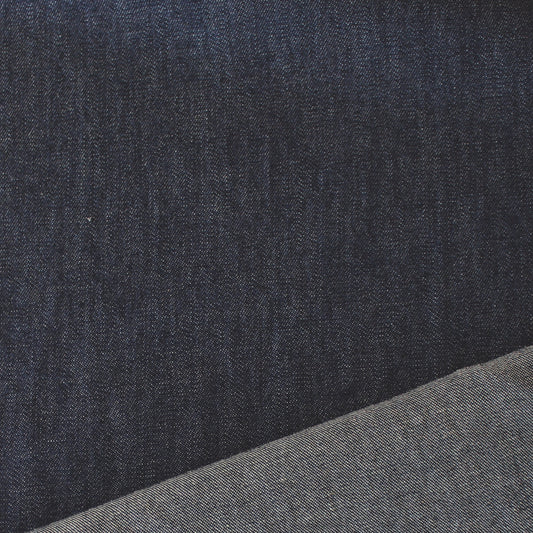 'soft and drapey' all-cotton 5 oz. denim - washed indigo