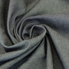 cross-dyed rayon blend stretch twill - steel indigo
