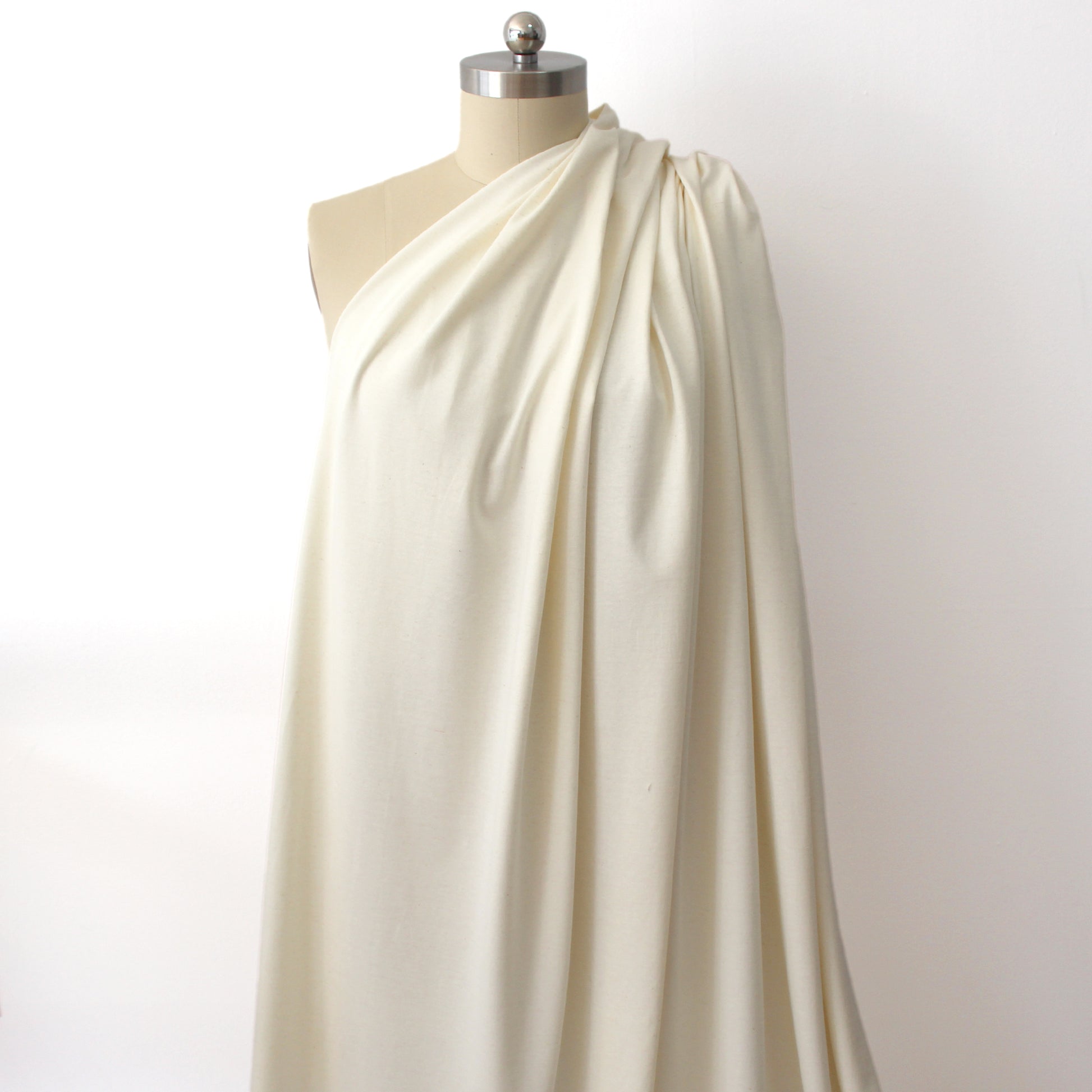 deadstock linen/cotton jersey - raw and natural