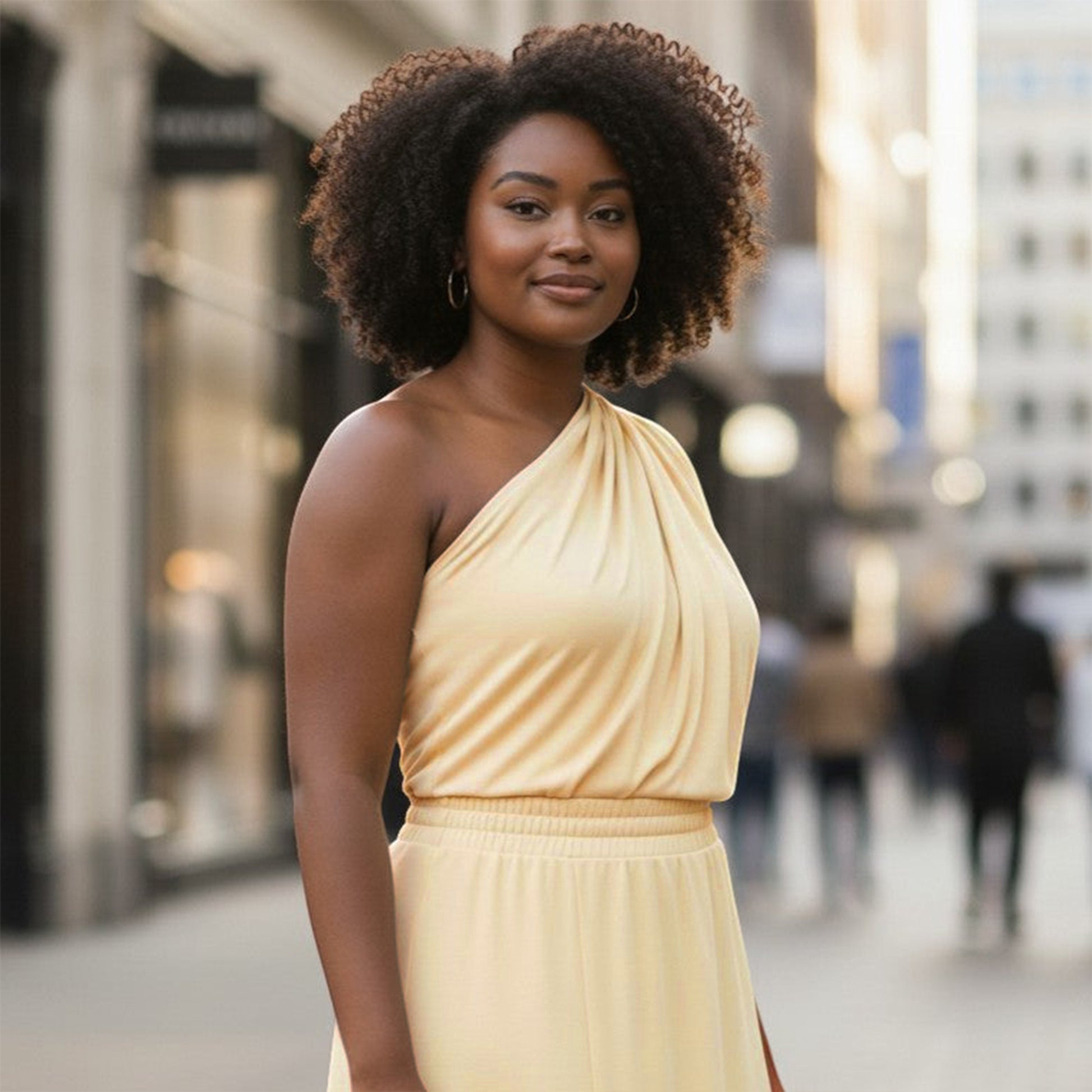 'softy' essential knit - banana cream