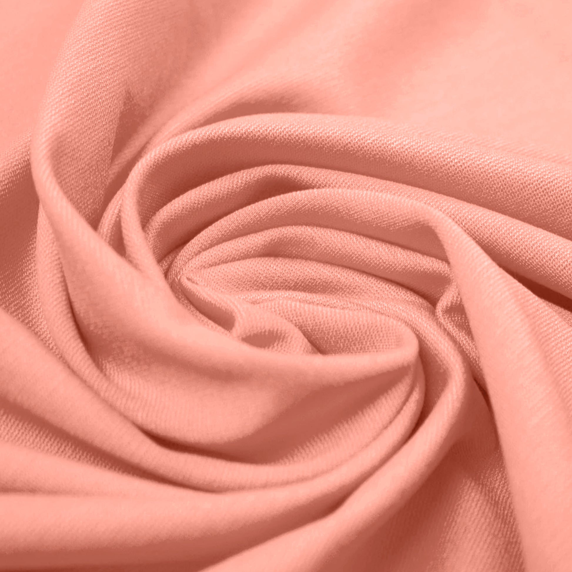 premium rayon blend ponte - peach