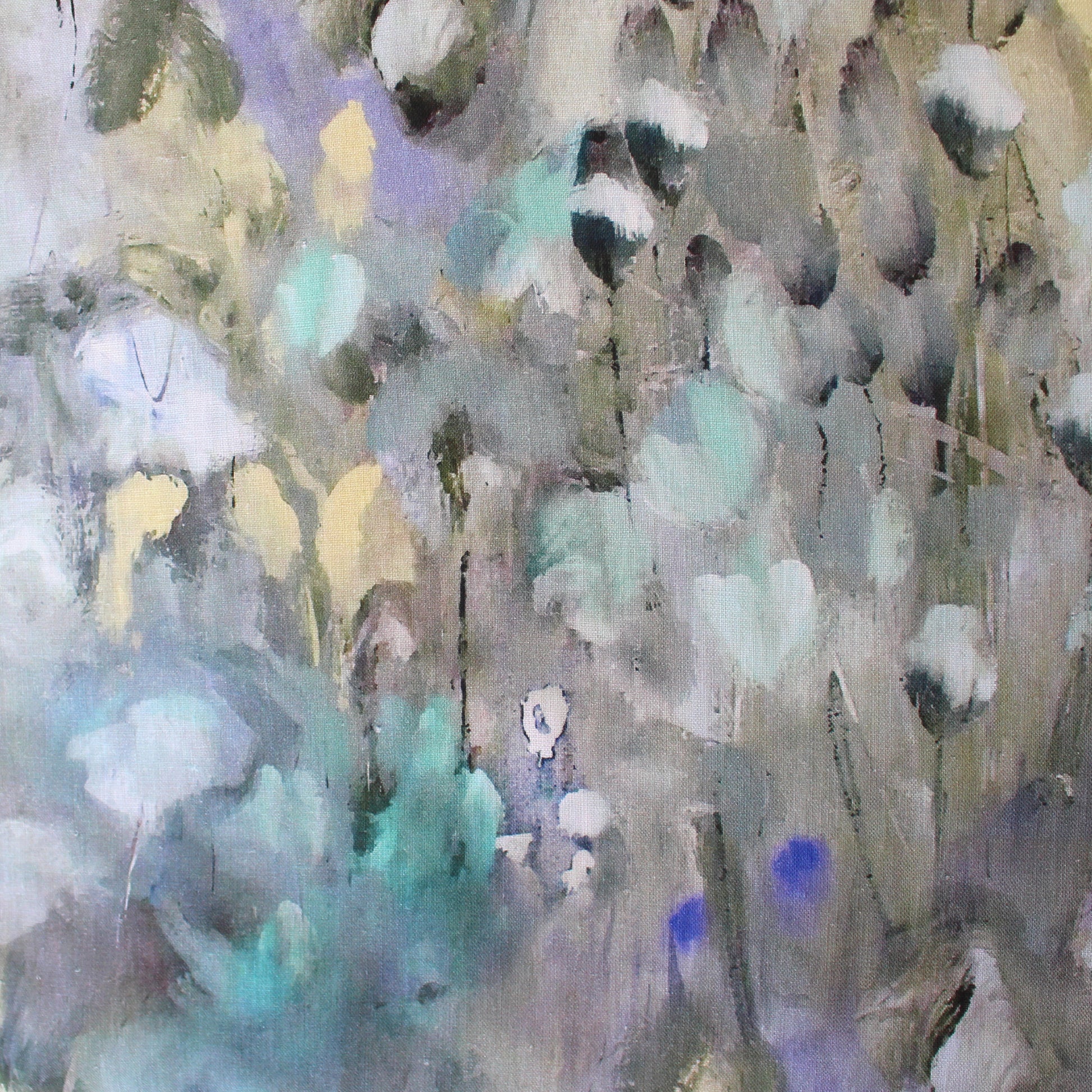 'spring fog' linen dressweight woven, Oeko-Tex cert.