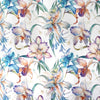 'painted orchids' stretch cotton dressweight woven