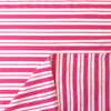 yarn-dyed stripe rayon/spandex jersey - taffy/white