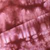 Japanese tie dye 'chirimen' viscose crepe woven - rhubarb