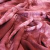 Japanese tie dye 'chirimen' viscose crepe woven - rhubarb