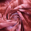 Japanese tie dye 'chirimen' viscose crepe woven - rhubarb