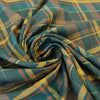 'softique' rayon/Tencel dressweight woven - mallard/mustard