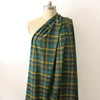 'softique' rayon/Tencel dressweight woven - mallard/mustard