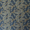 Japanese paisley cotton/Tencel drapey shirting - blue