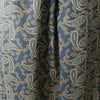 Japanese paisley cotton/Tencel drapey shirting - blue