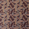 Japanese paisley cotton/Tencel drapey shirting - marsala