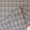'equestrian check' cotton twill