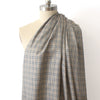 'equestrian check' cotton twill