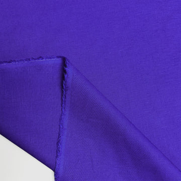 Italian mid-weight linen/cotton woven - French ultramarine