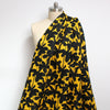 British designer floral linen dressweight woven