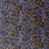 Italian 'chocolate paisley' cotton poplin