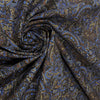 Italian 'chocolate paisley' cotton poplin