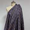 Italian 'chocolate paisley' cotton poplin