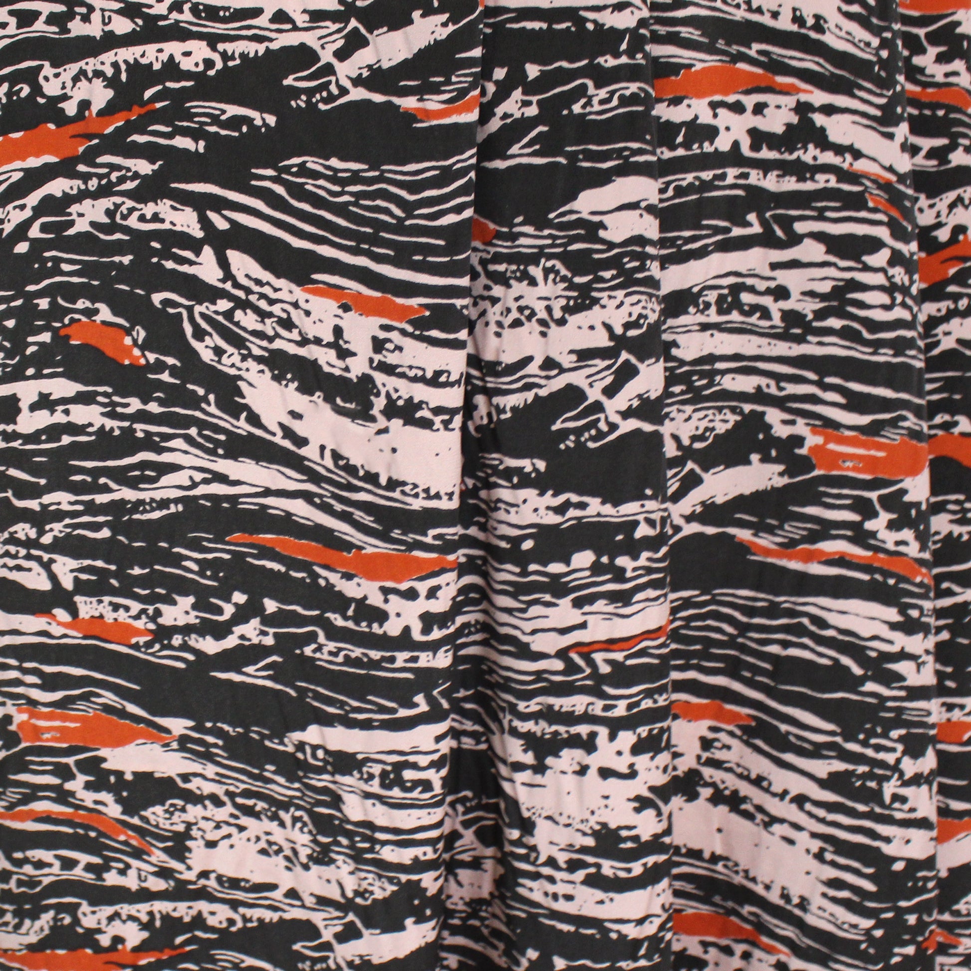 French 'abstract woodblock' silk blouseweight