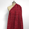 Italian 'ciao cherry' virgin wool dressweight woven