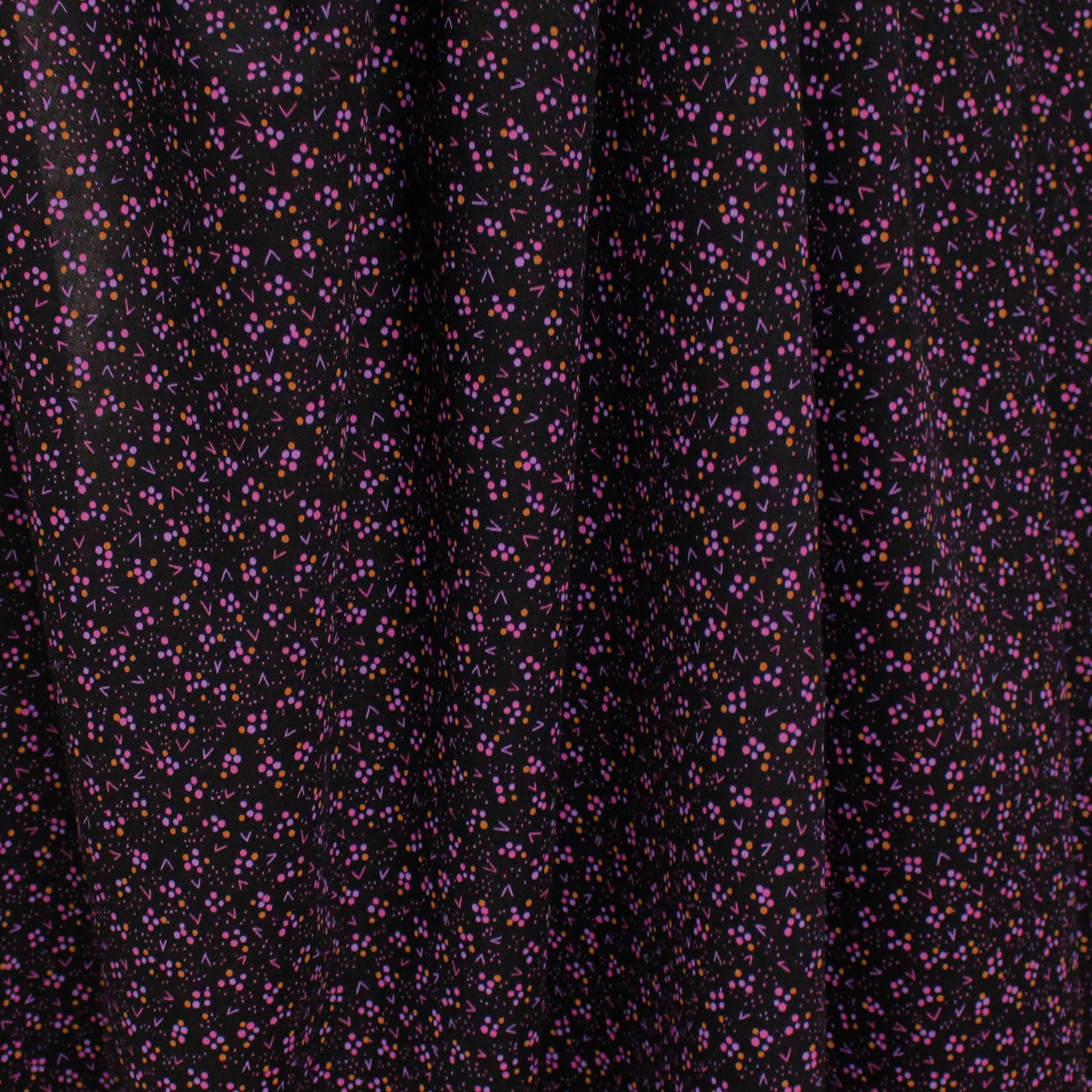 Italian 'orchid pops' printed virgin wool dressweight woven