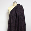 Italian 'orchid pops' printed virgin wool dressweight woven