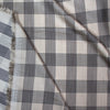 Italian yarn-dyed plaid viscose stretch woven