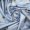 French floral viscose dressweight twill