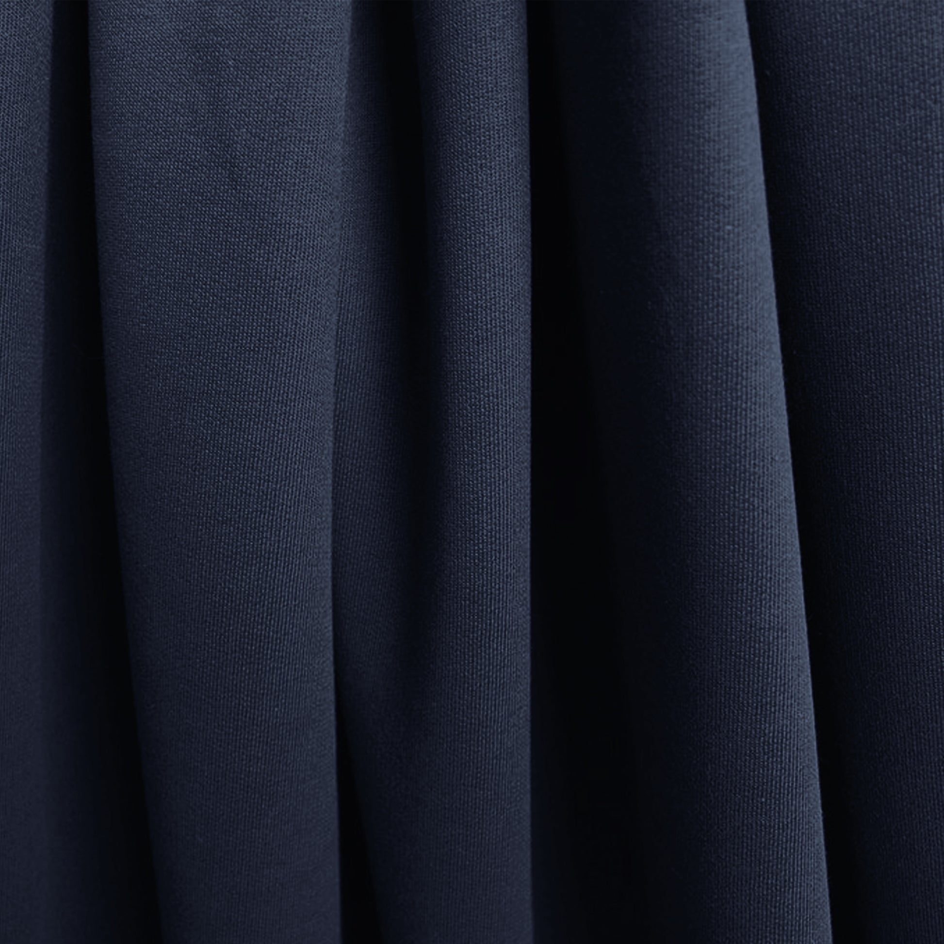 organic cotton fleece-backed sweatshirt knit - navy