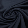 organic cotton fleece-backed sweatshirt knit - navy