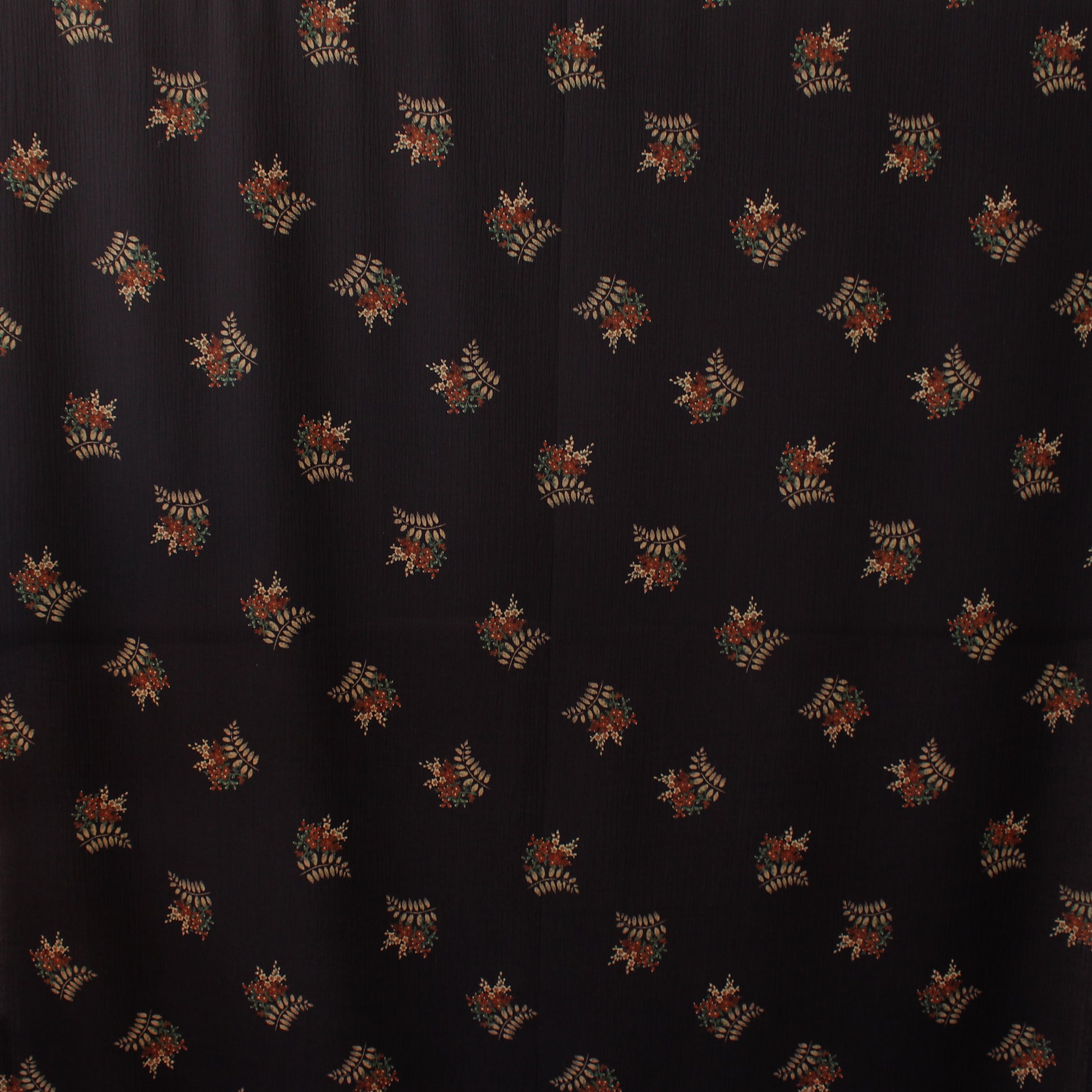 Italian 'bella bouquet' virgin wool crinkle gauze