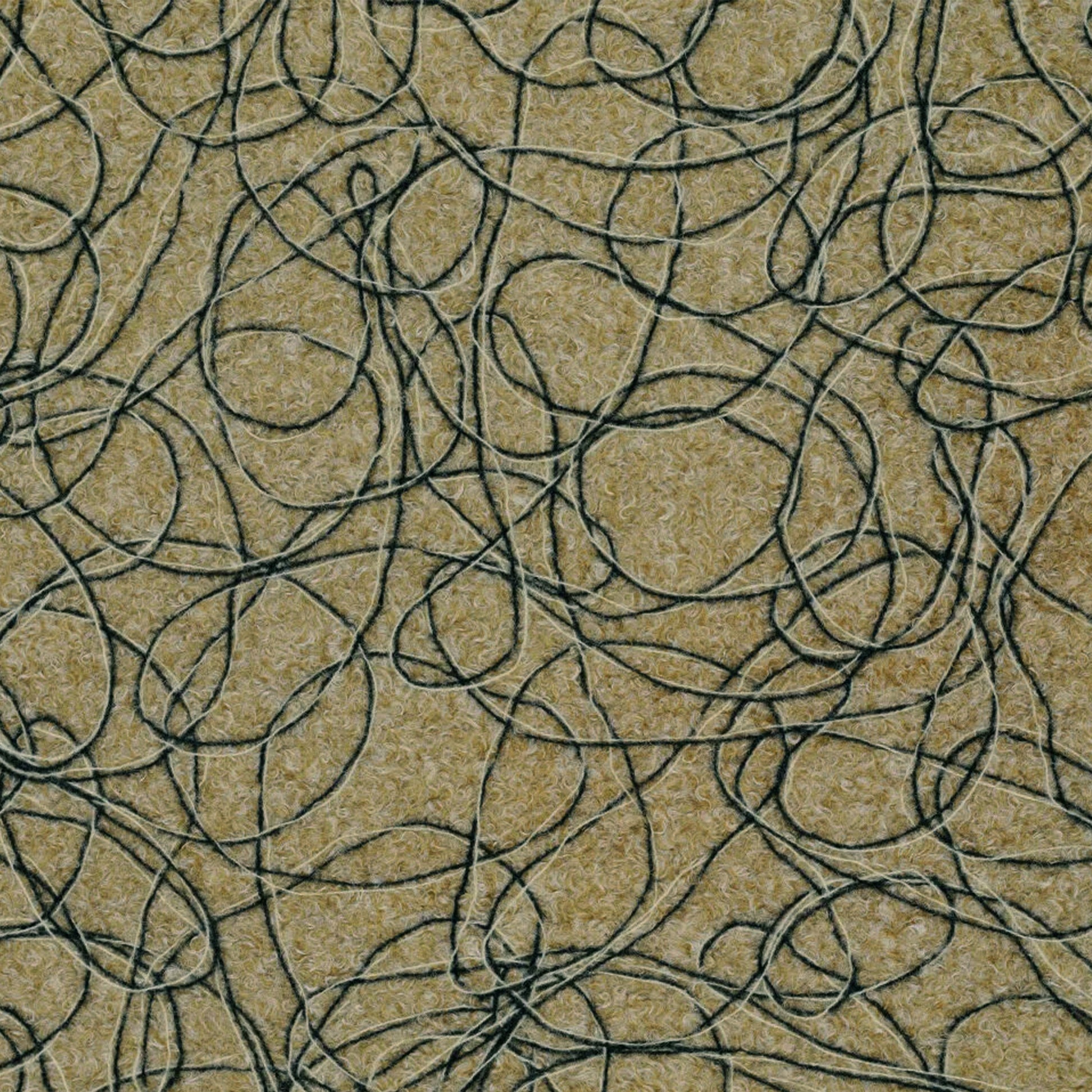 'yarn scramble' embroidered boucle knit coating - natural