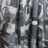 'cubist clips' light and drapey sweater knit