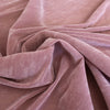 French stretch velvet mesh - mauve rose