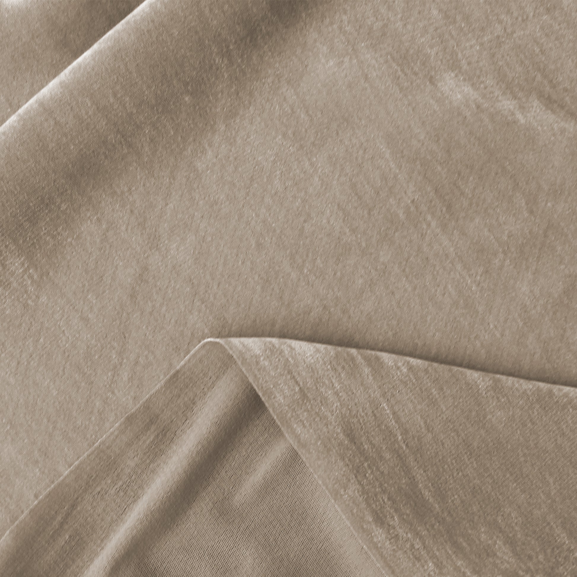 french stretch velvet mesh - sand