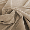 french stretch velvet mesh - sand
