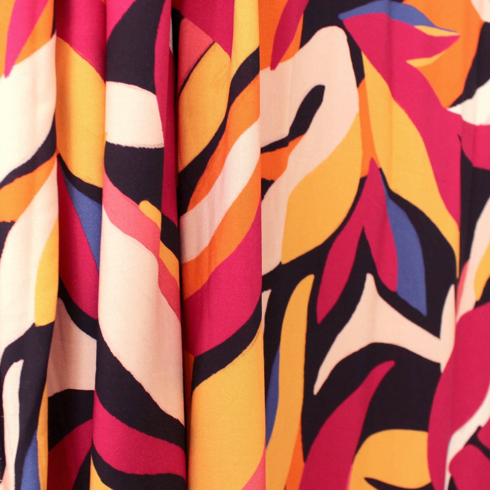 Pucci-esque tropical viscose woven