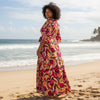 Pucci-esque tropical viscose woven