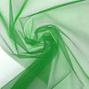 Italian, sheer and structured crisp mesh - kelly green