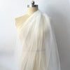 extra wide 130" stretch mesh tulle - snow white