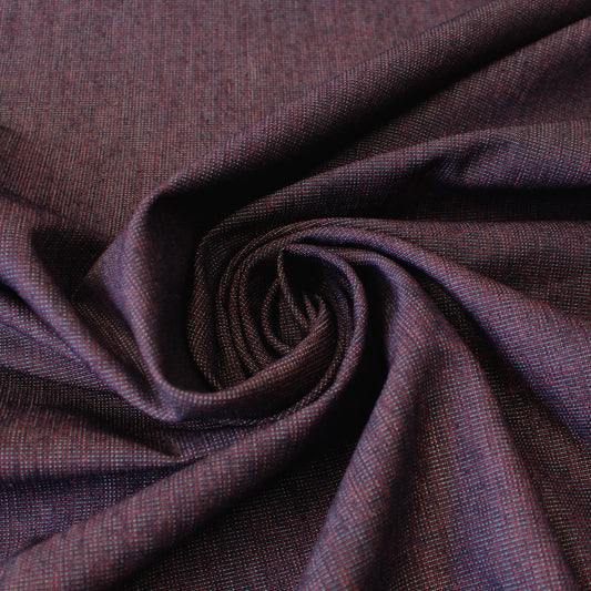 cross dye denim - medium indigo/cherry