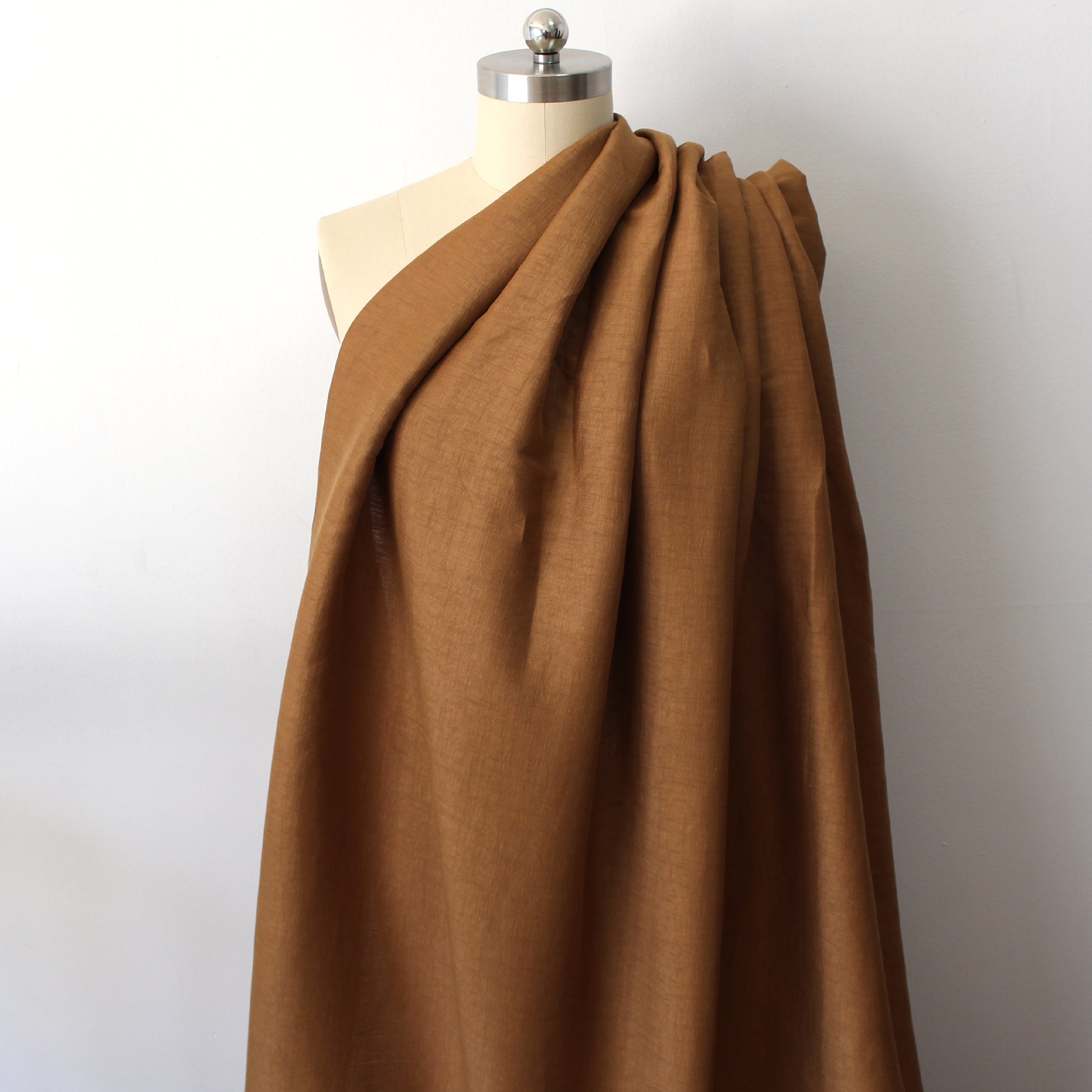 corded linen lightweight woven - pecan