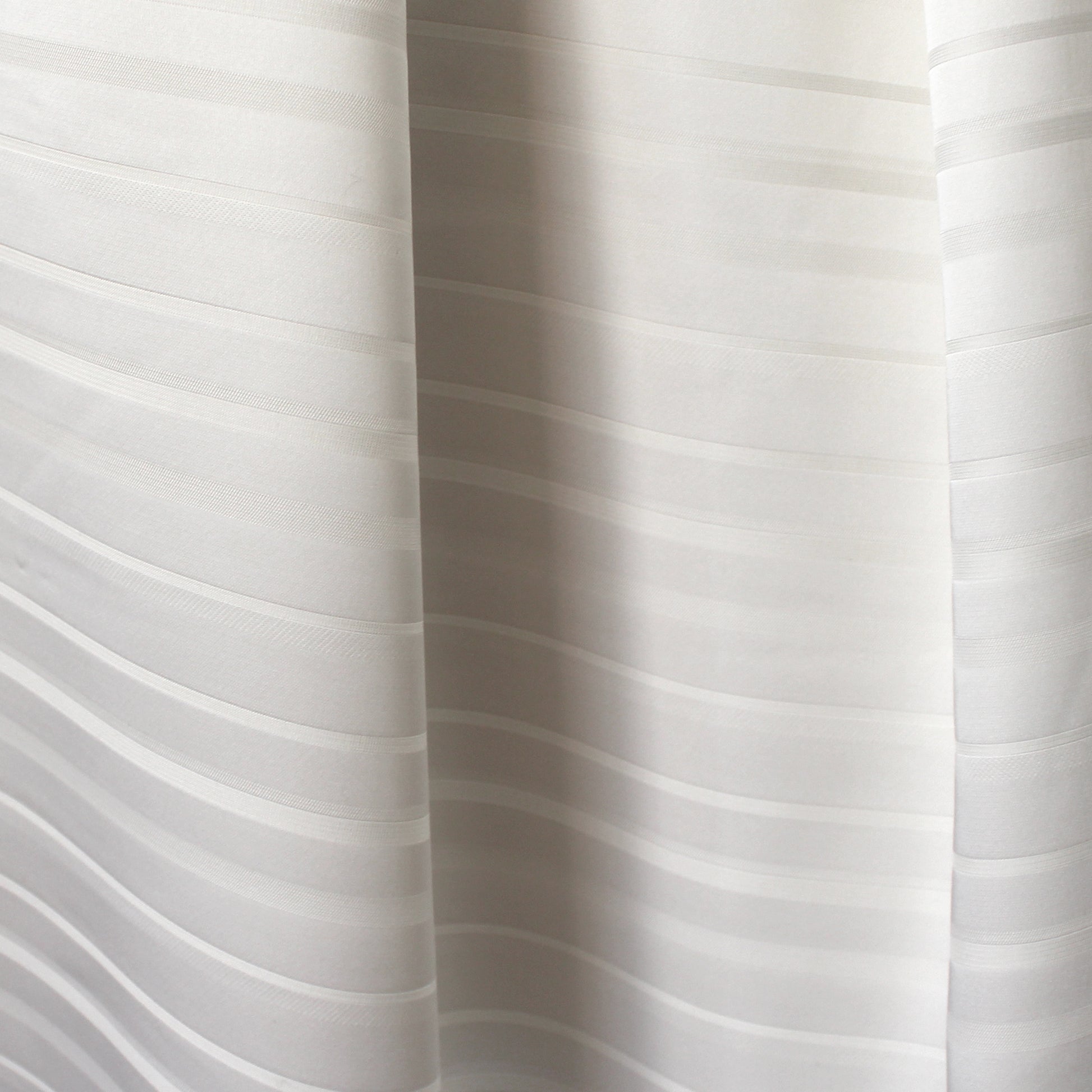 deadstock jacquard stripe acetate lining - soft white