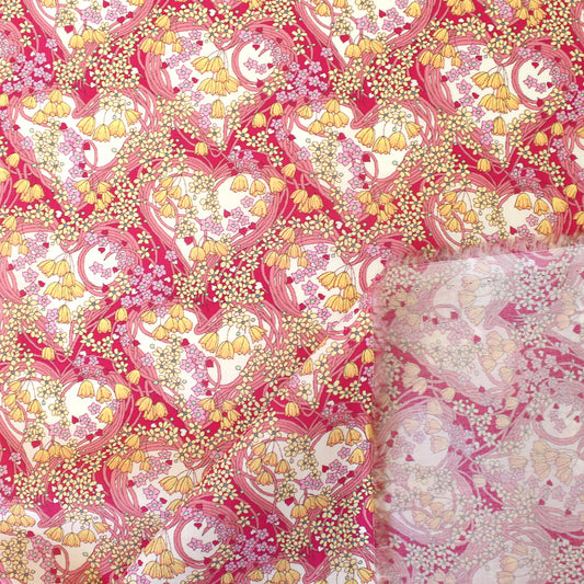 Liberty Art Prints - floral heart motif Tana Lawn™ Cotton