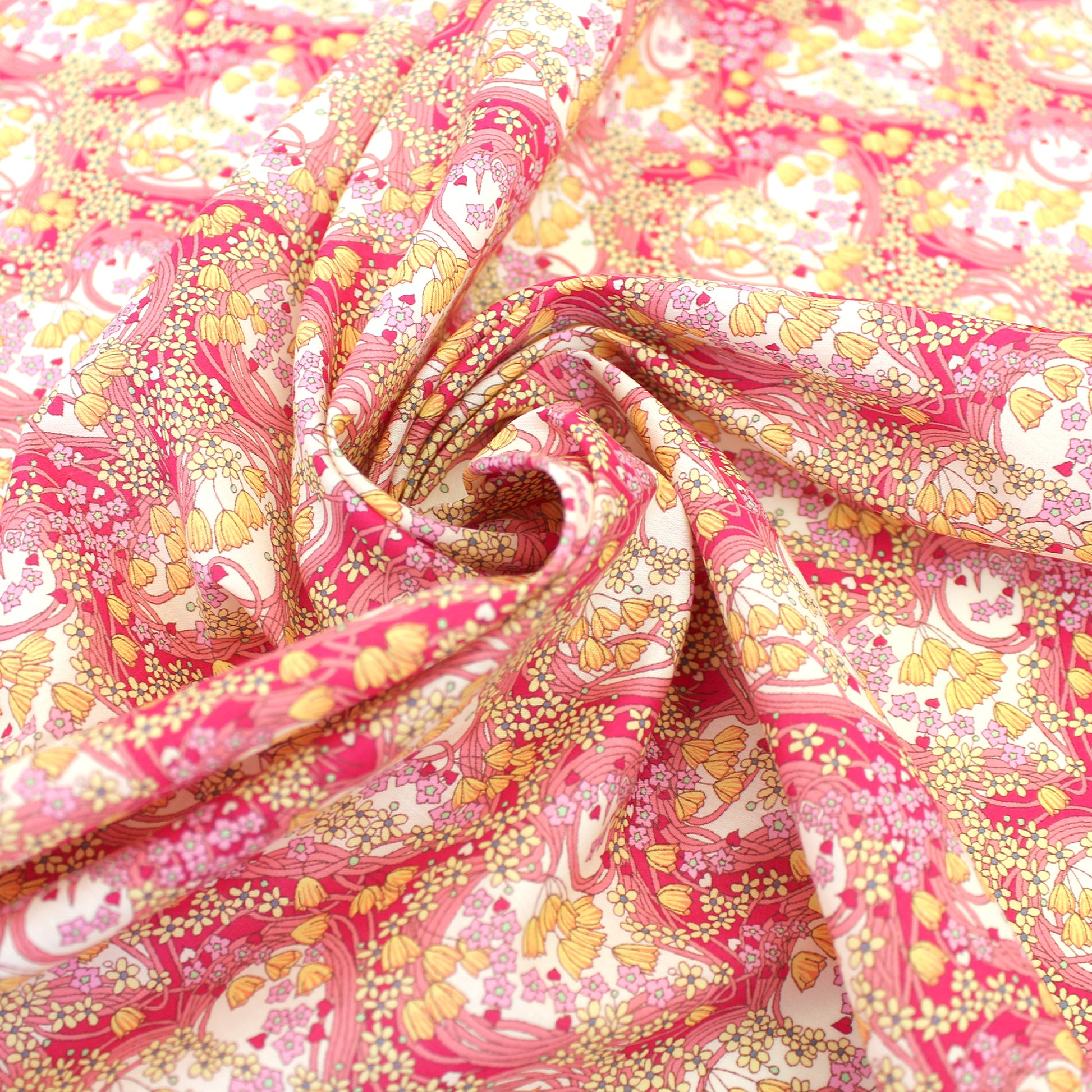 Liberty Art Prints - floral heart motif Tana Lawn™ Cotton