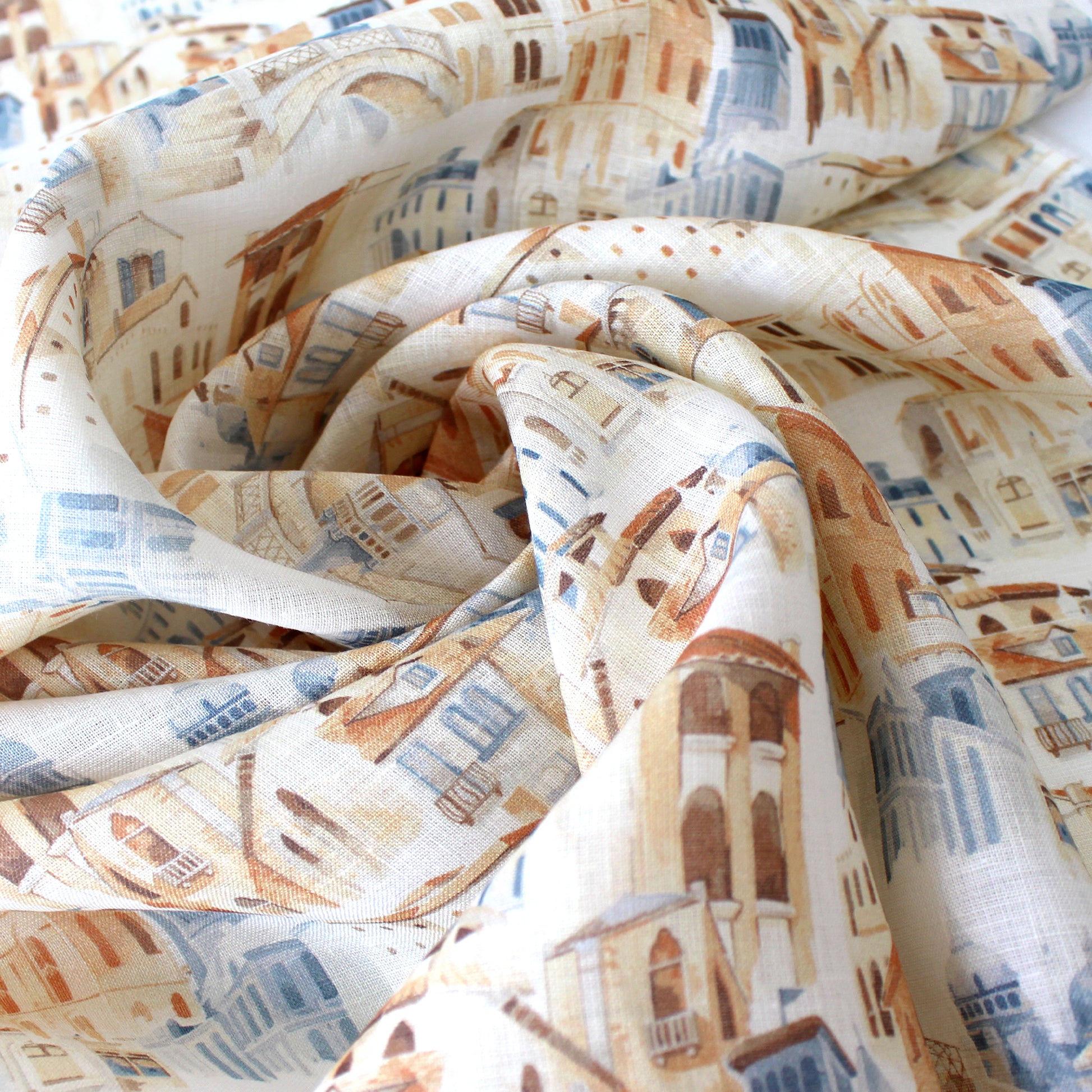 European 'abode' linen dressweight woven